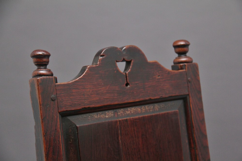 Pair of 17th Century oak side chairs View VII