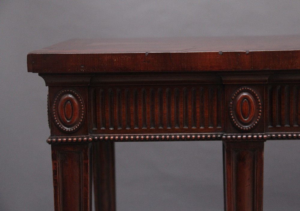 Large early 20th Century mahogany serving table View II