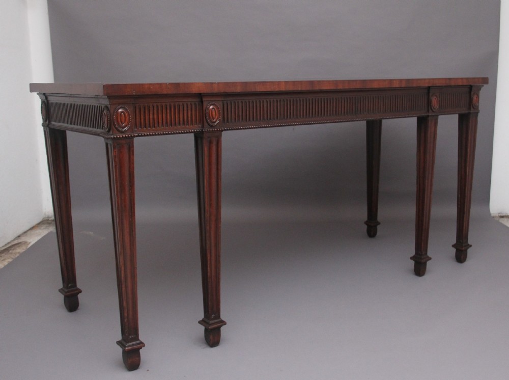Large early 20th Century mahogany serving table View III