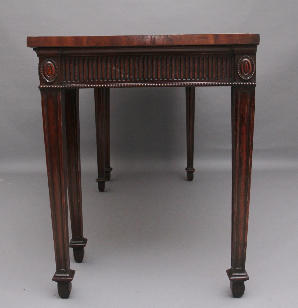 Large early 20th Century mahogany serving table View VI