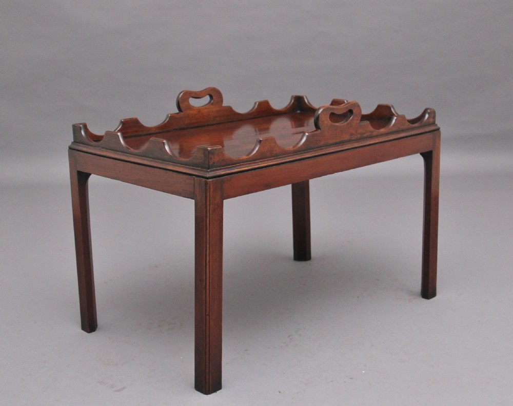 Early 20th Century mahogany butlers tray
