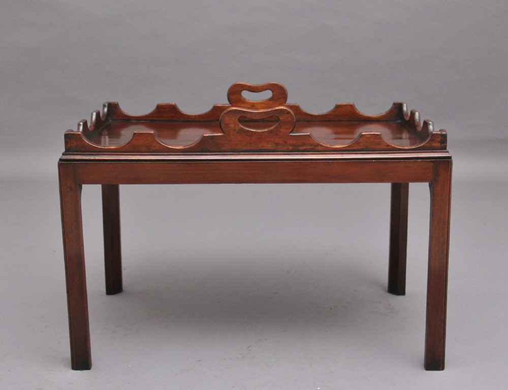 Early 20th Century mahogany butlers tray View II