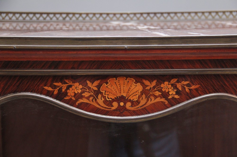 19th Century French Kingwood display cabinet View X