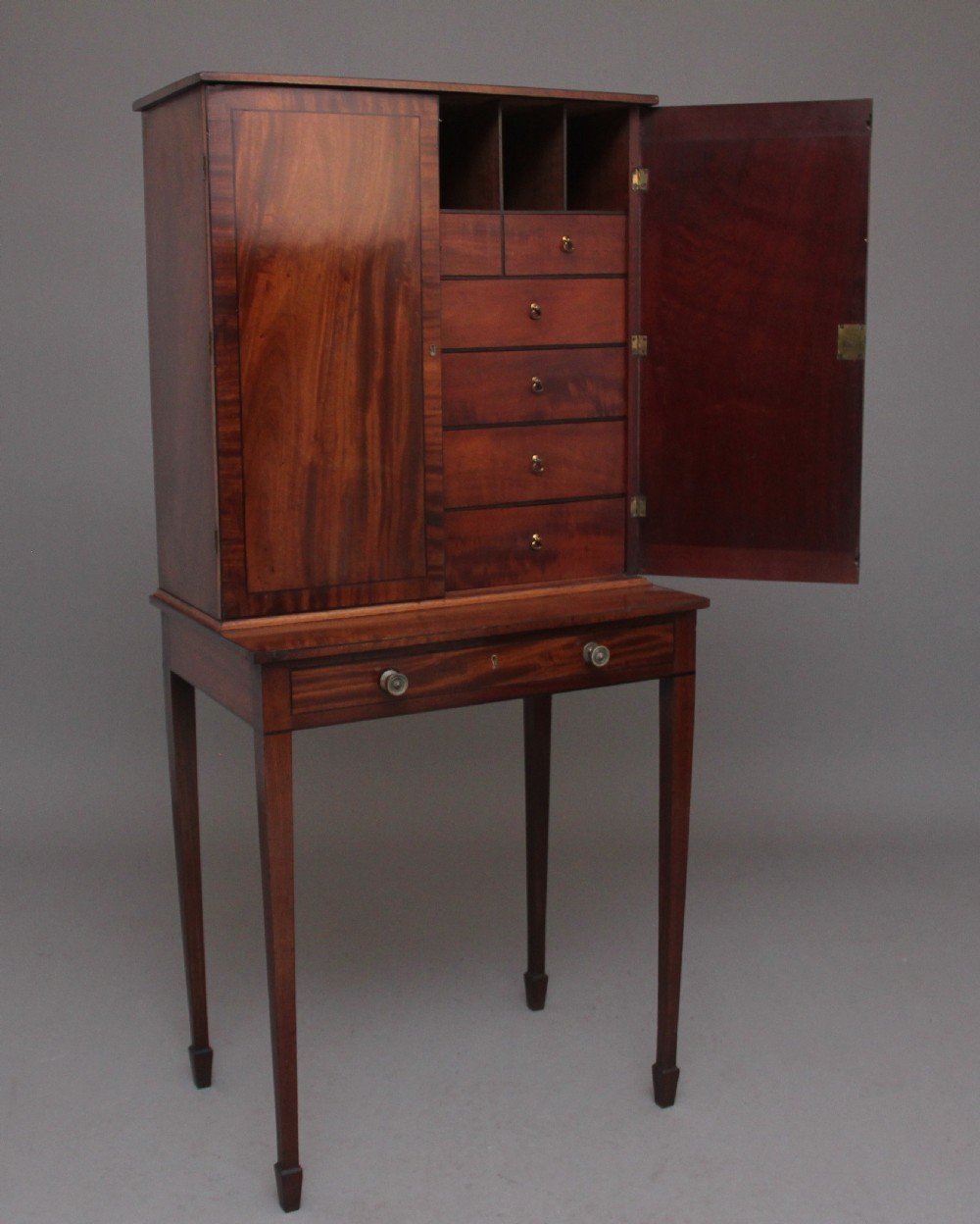 19th Century mahogany collectors cabinet View VI