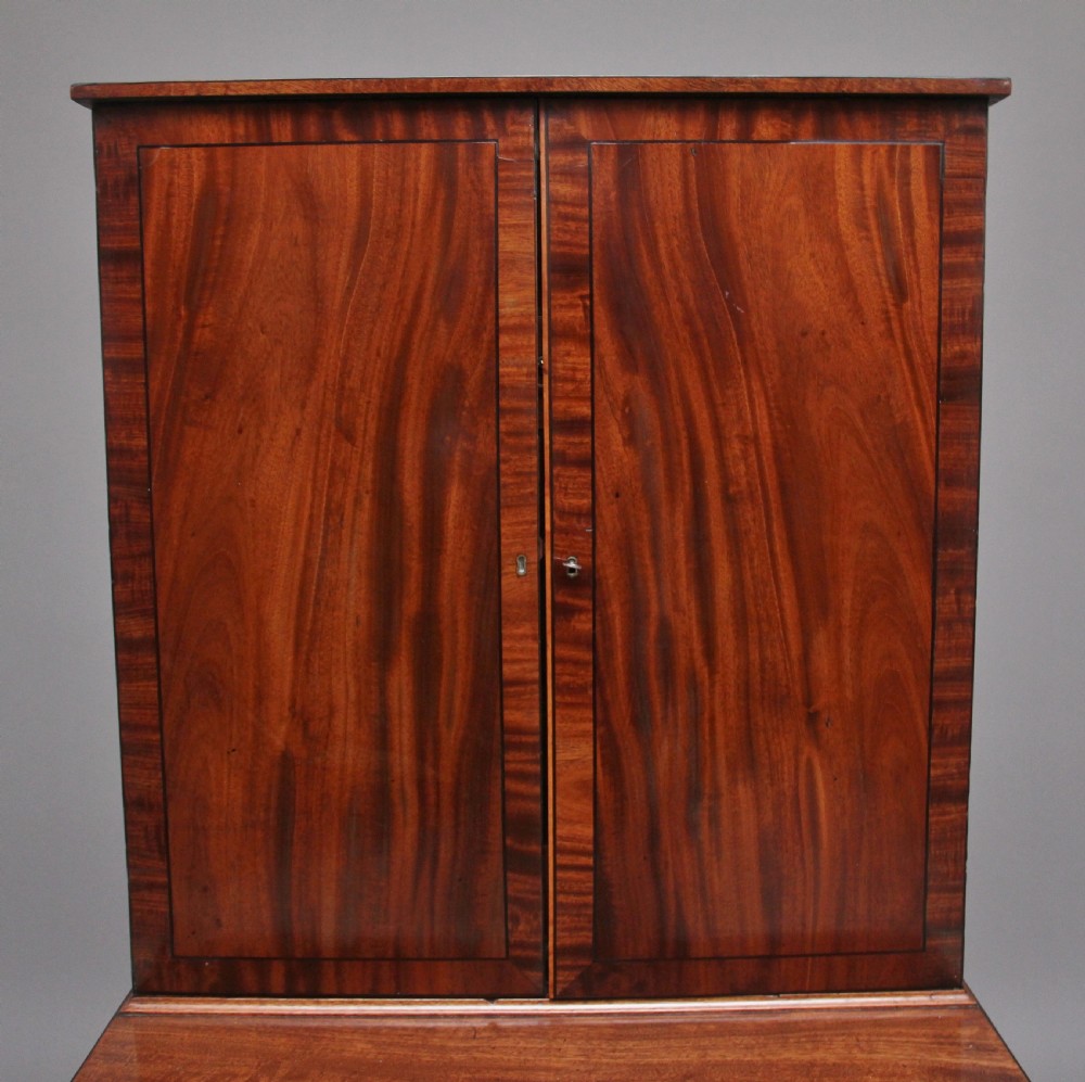 19th Century mahogany collectors cabinet View X