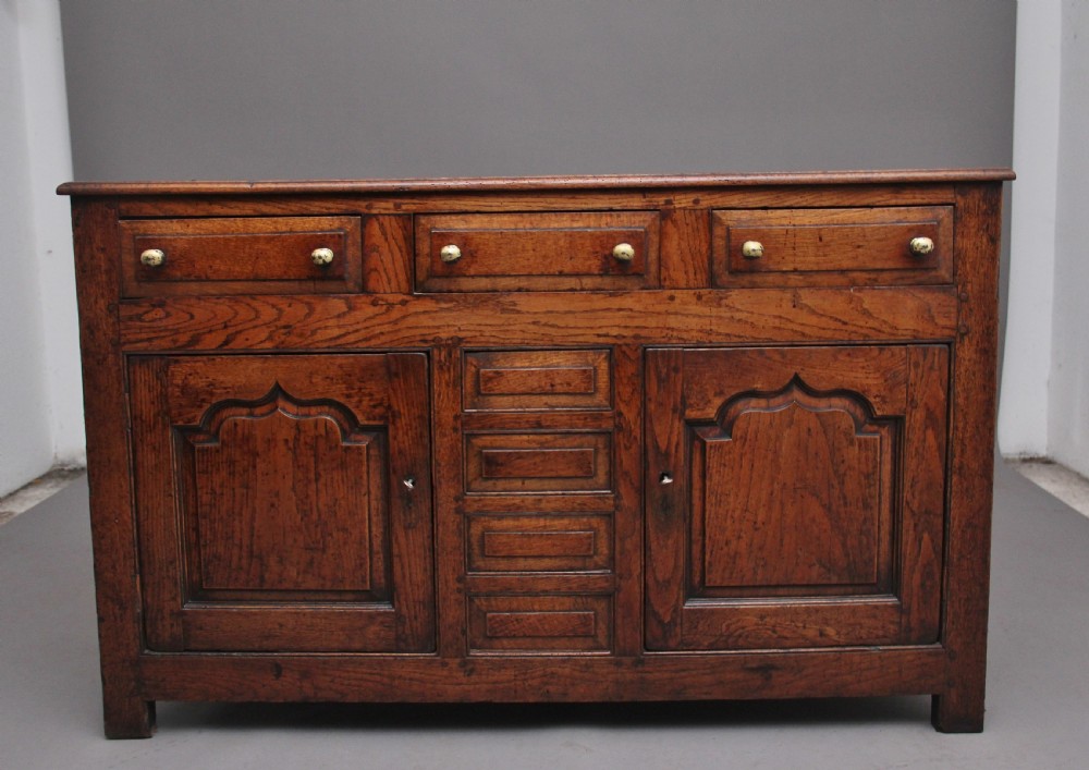 18th Century oak dresser base