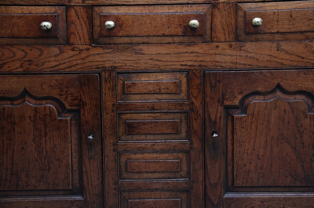 18th Century oak dresser base View X