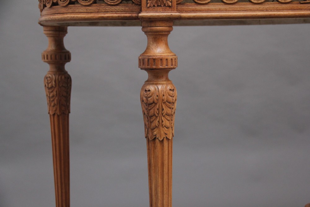 18th Century pine and marble console table View XI