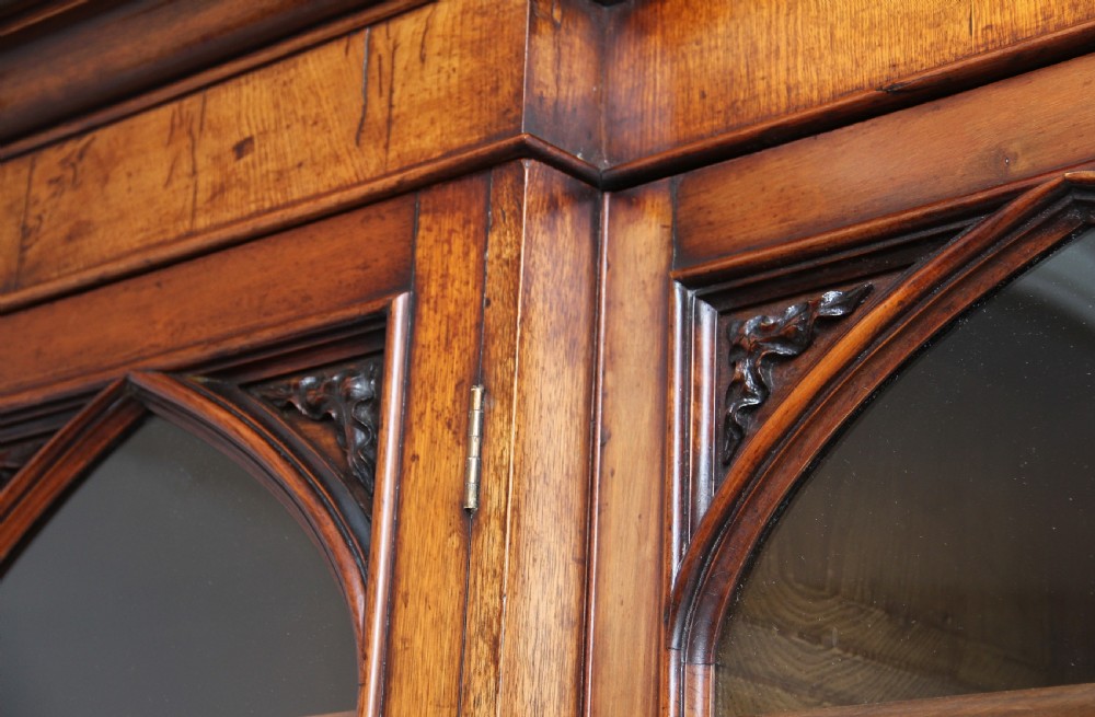 Early 19th Century pollard oak bookcase View V