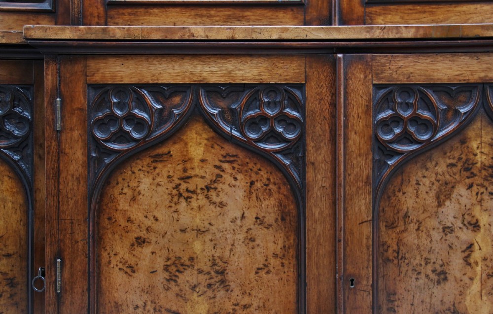Early 19th Century pollard oak bookcase View VI