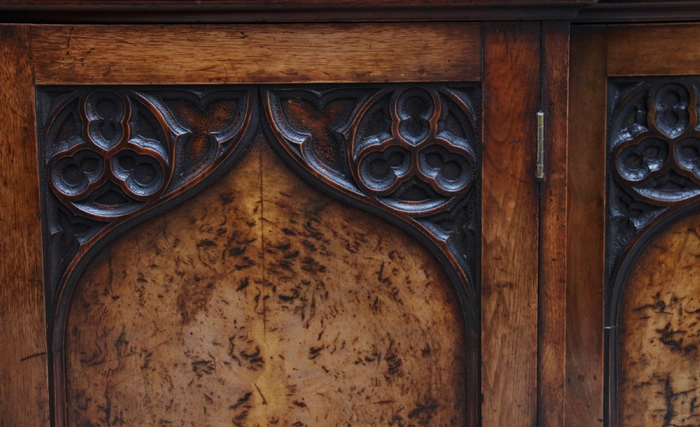 Early 19th Century pollard oak bookcase View VIII