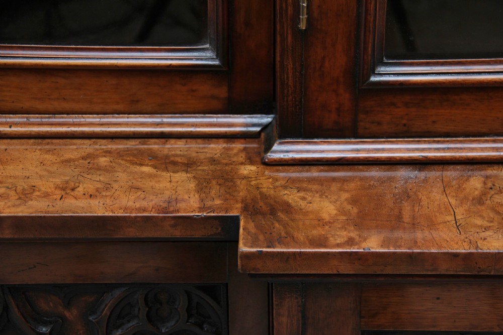 Early 19th Century pollard oak bookcase View XII