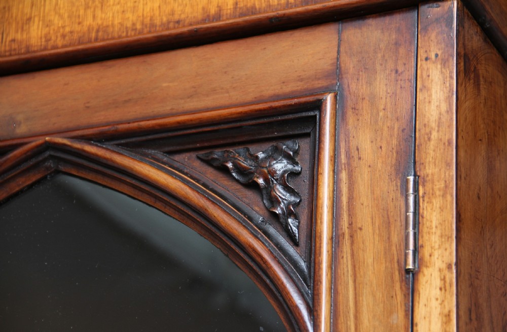 Early 19th Century pollard oak bookcase View XIII