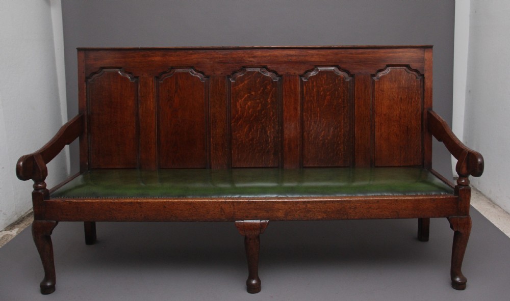 18th Century oak settle