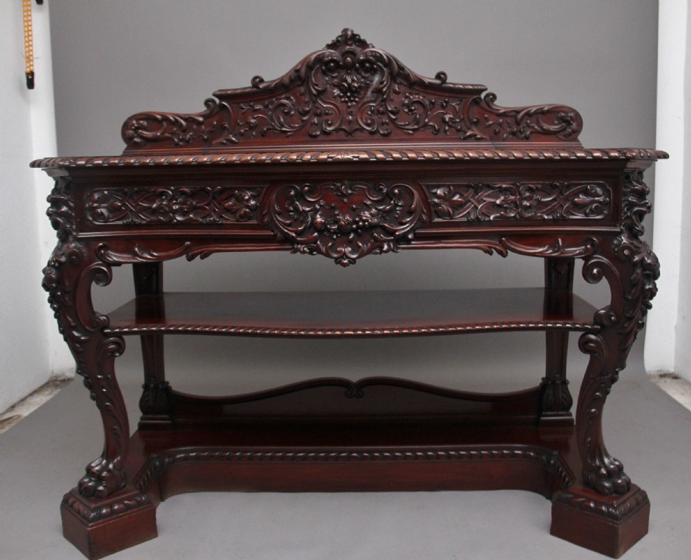 19th Century mahogany serving table by Gillows of Lancaster 