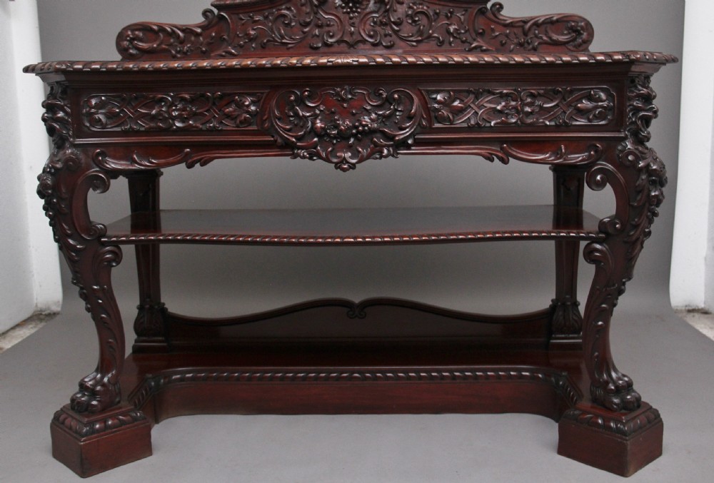 19th Century mahogany serving table by Gillows of Lancaster  View III