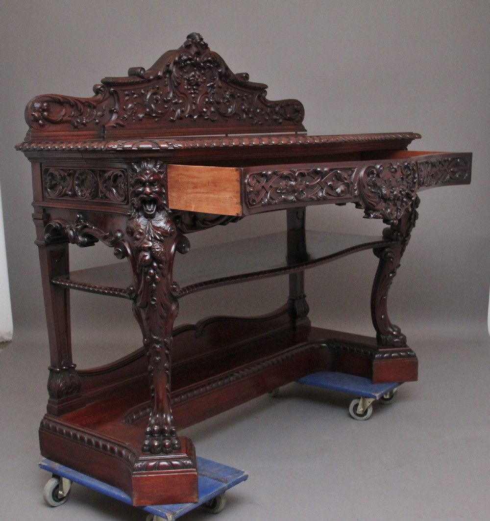 19th Century mahogany serving table by Gillows of Lancaster  View IX