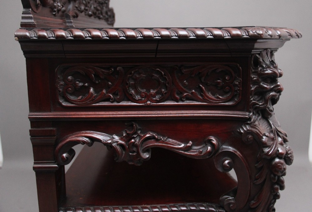 19th Century mahogany serving table by Gillows of Lancaster  View XV