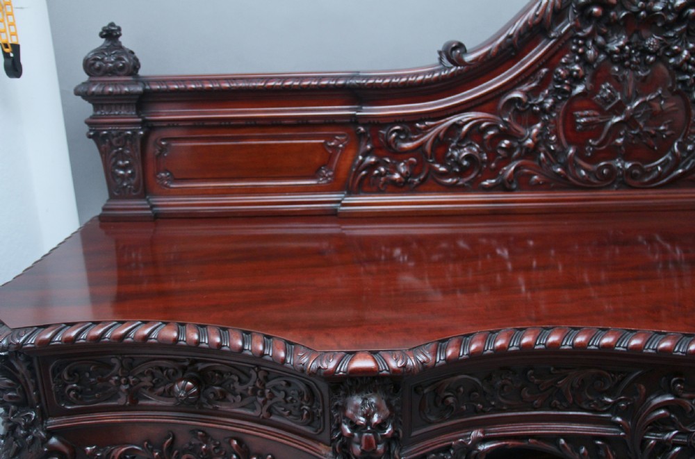 Large 19th Century mahogany serving table by Gillows  View VIII