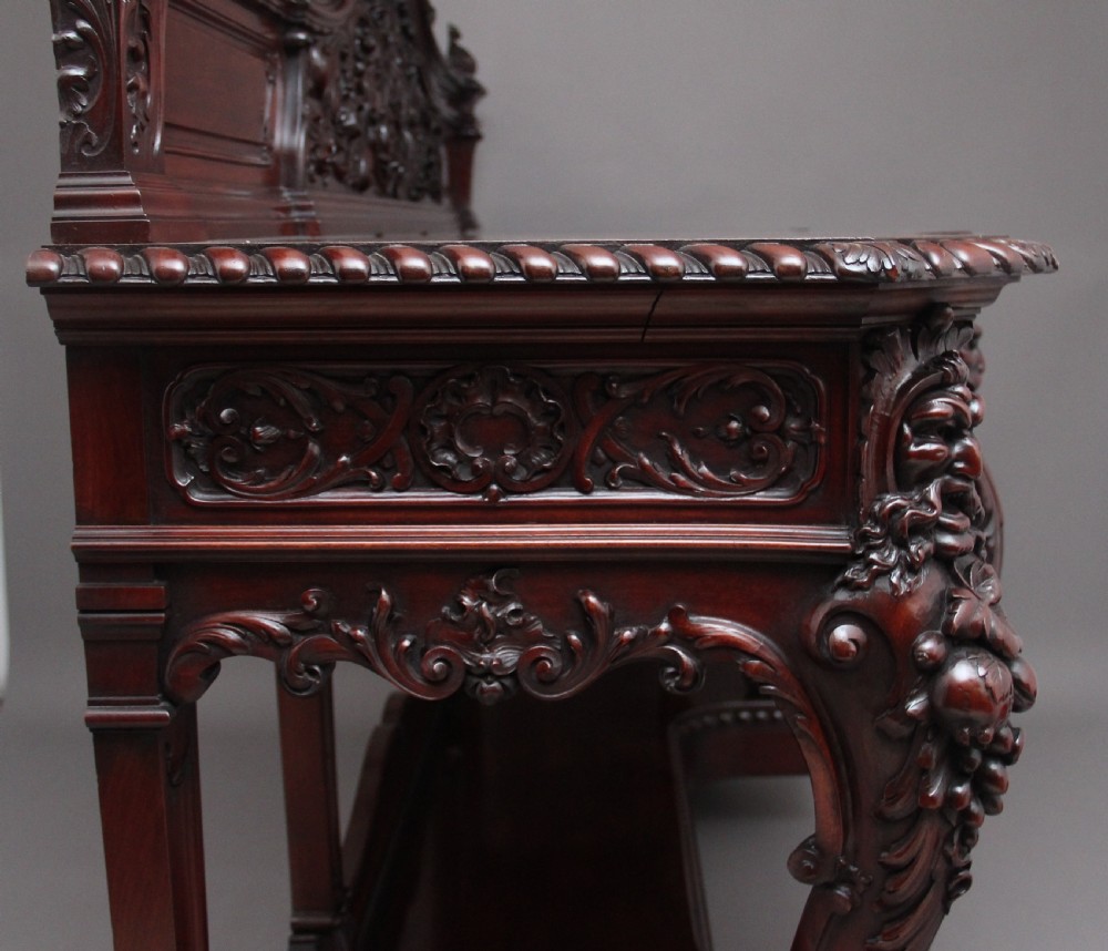 Large 19th Century mahogany serving table by Gillows  View XI
