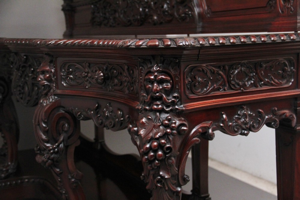 Large 19th Century mahogany serving table by Gillows  View XIII