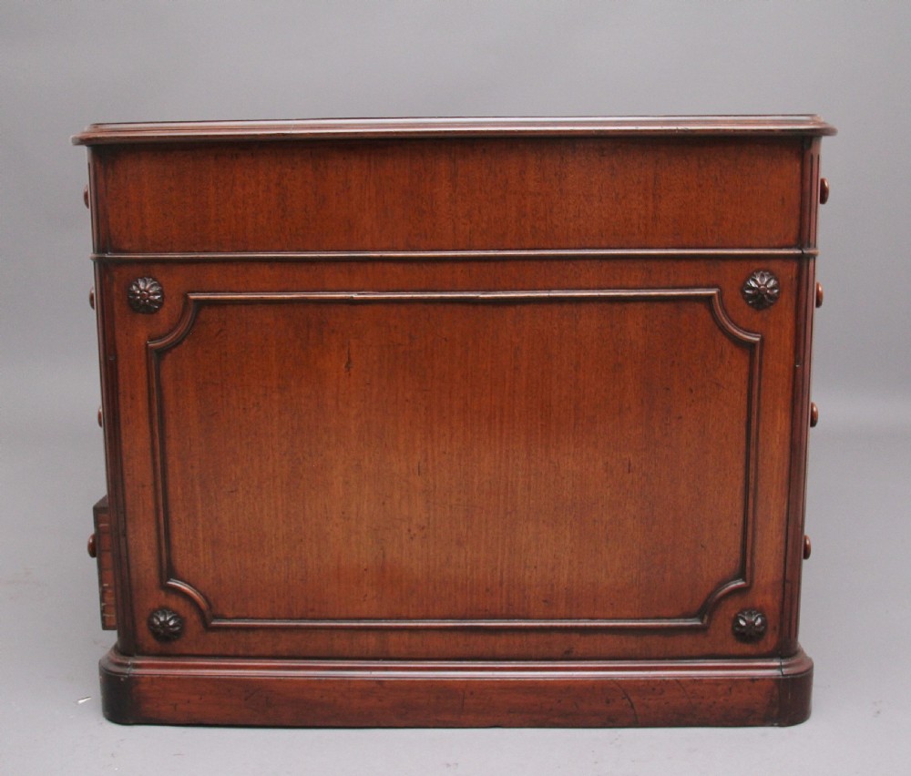 19th Century mahogany partners desk stamped Gillow View VII