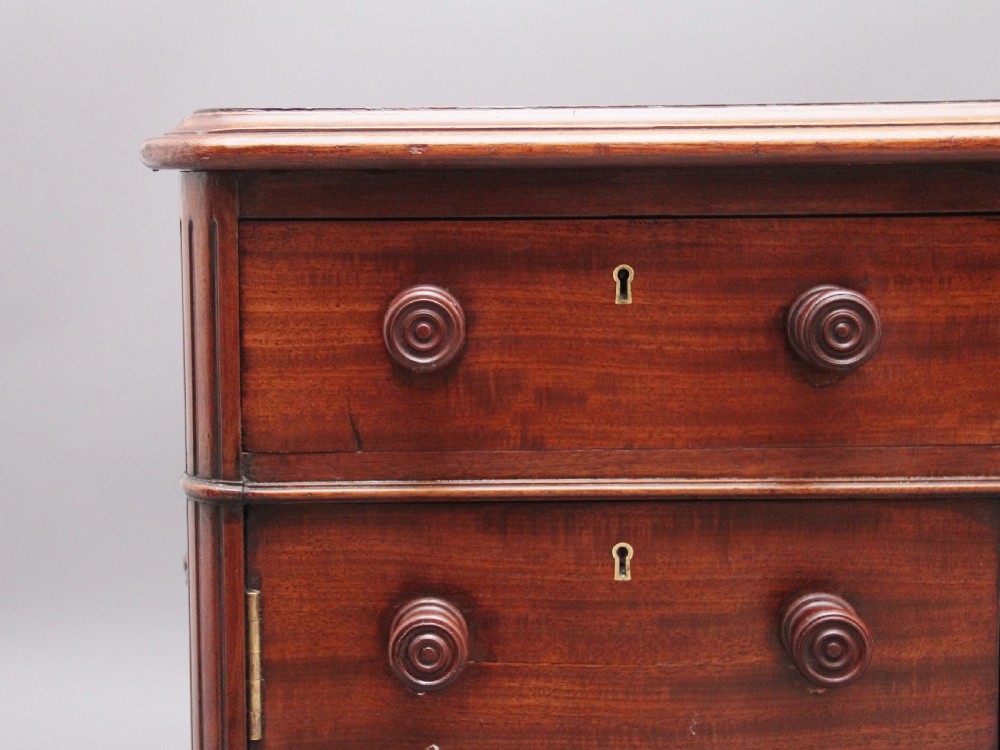 19th Century mahogany partners desk stamped Gillow View X