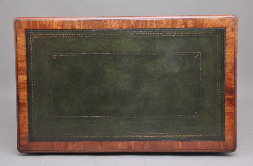Early 19th Century mahogany pedestal desk View VIII