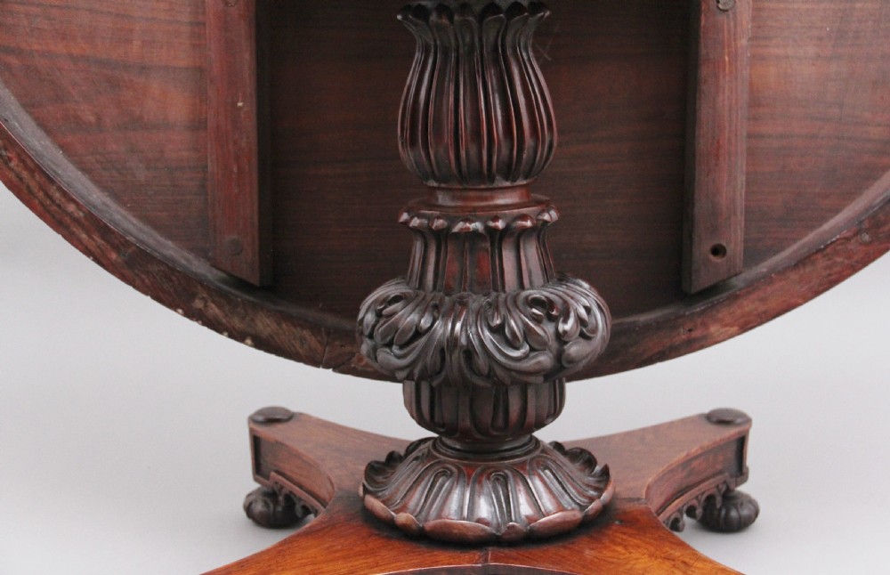 19TH CENTURY ANGLO INDIAN CARVED CENTRE TABLE View VII