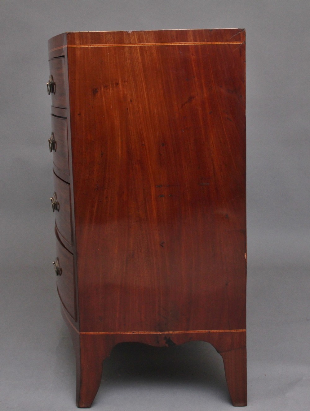Early 19th Century mahogany bowfront chest of drawers View VI