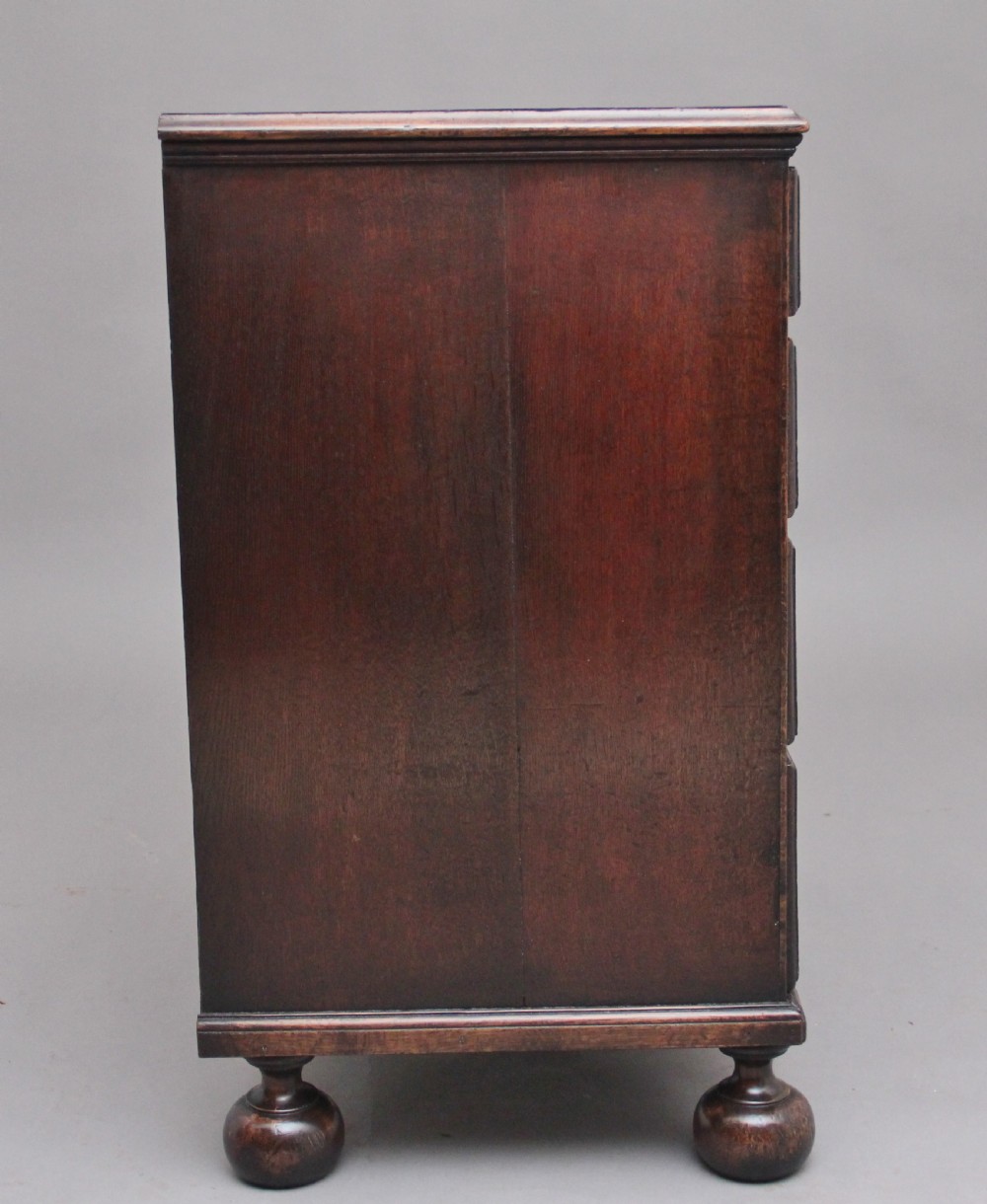 18th Century oyster wood chest View IV