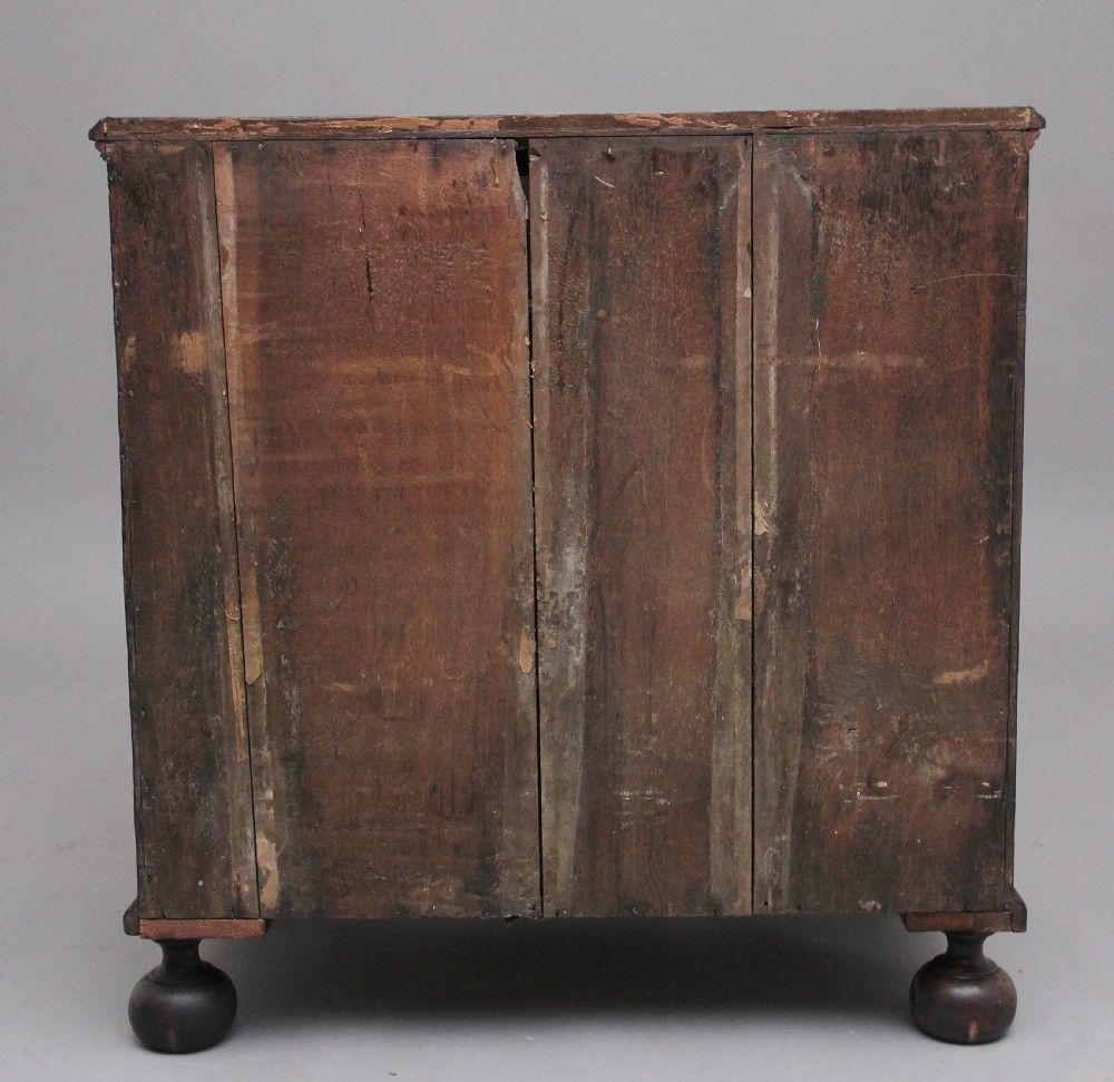 18th Century oyster wood chest View V