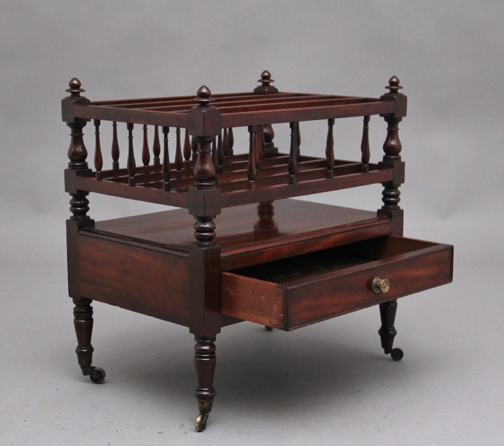 Early 19th Century mahogany Canterbury View II
