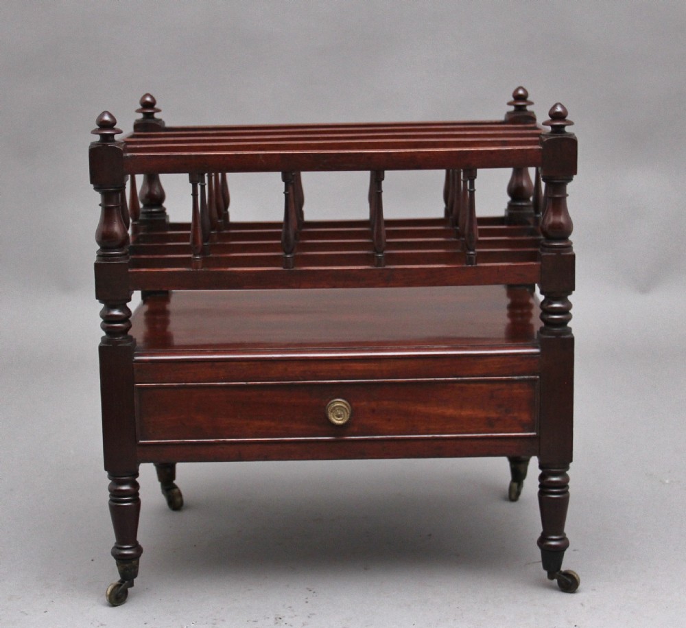 Early 19th Century mahogany Canterbury View III