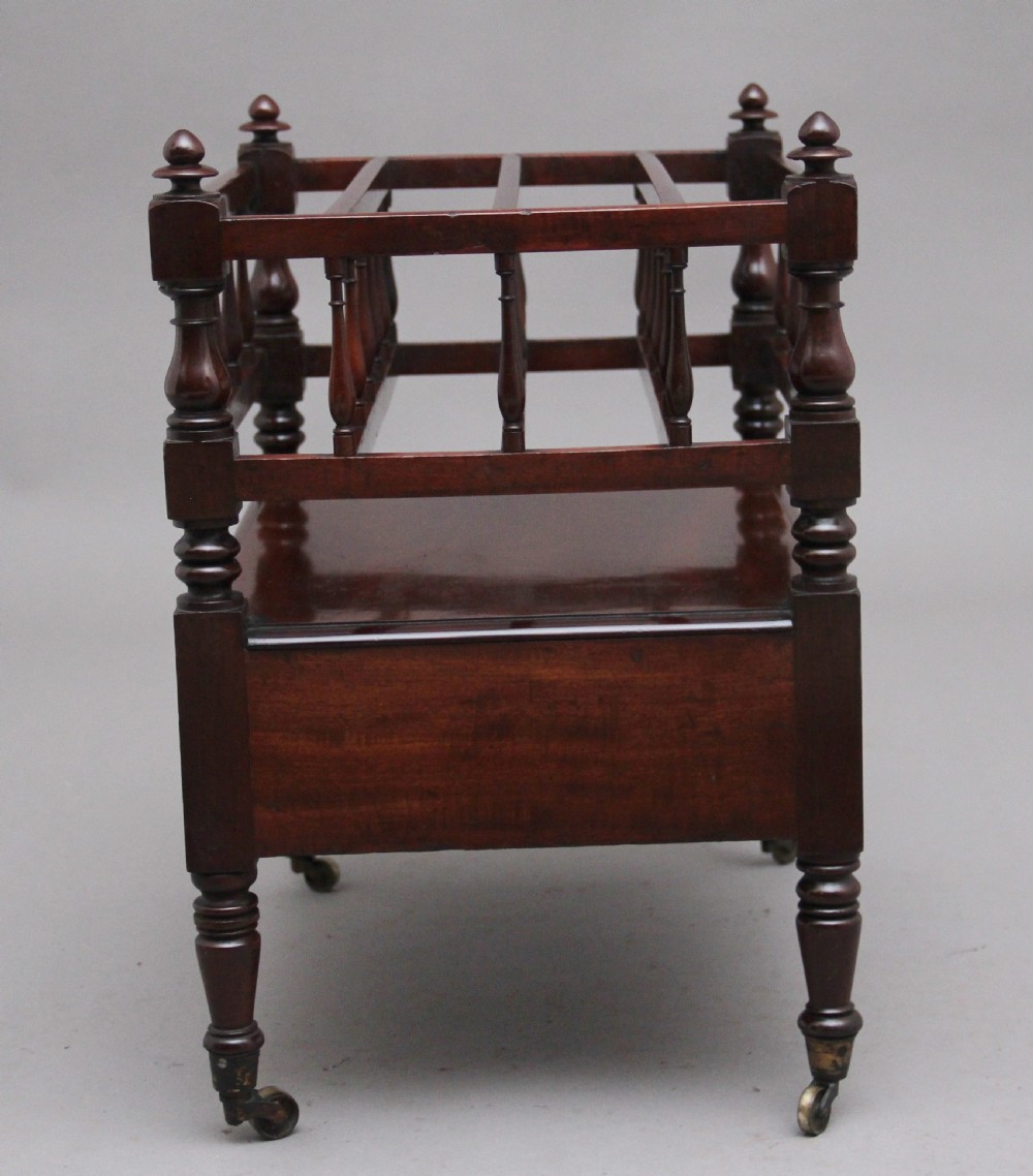 Early 19th Century mahogany Canterbury View IV