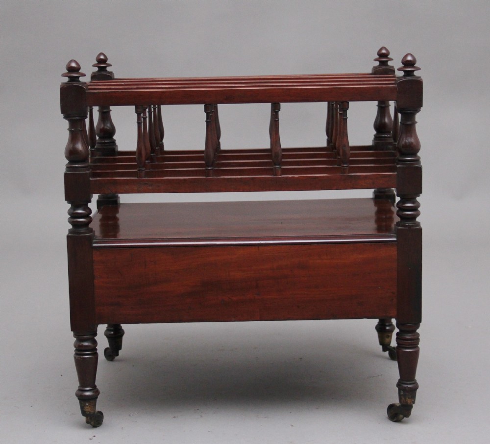 Early 19th Century mahogany Canterbury View V