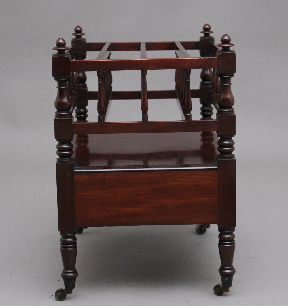 Early 19th Century mahogany Canterbury View VI