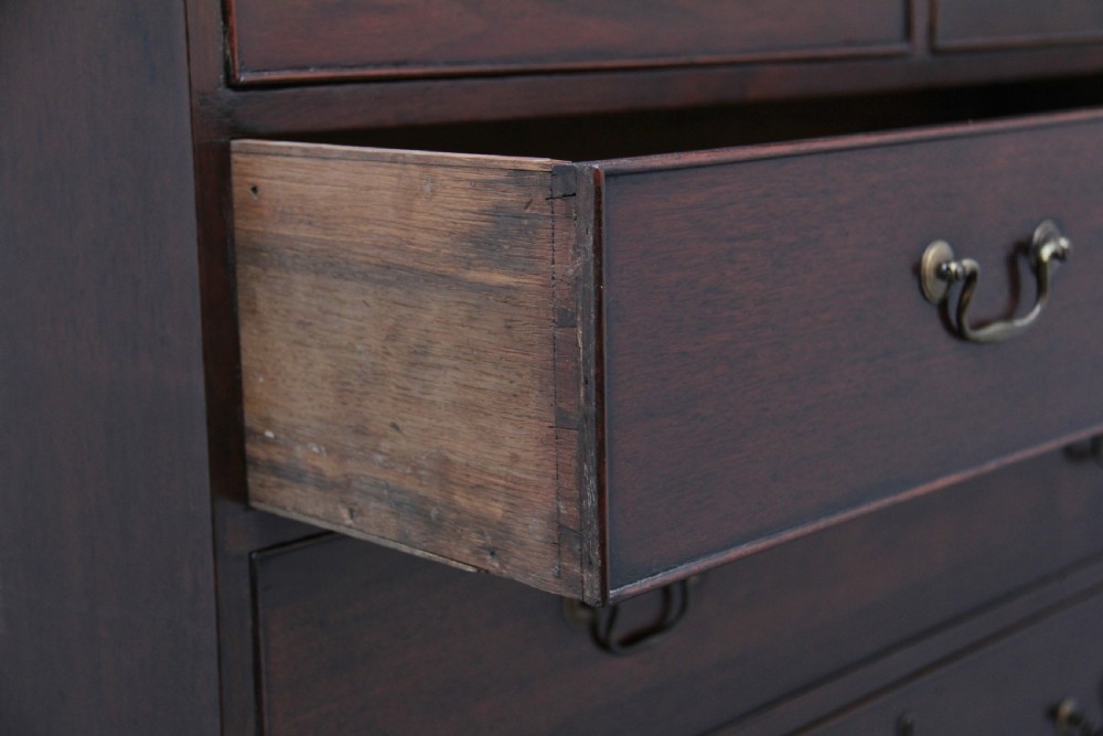 18th Century mahogany chest on chest View VII