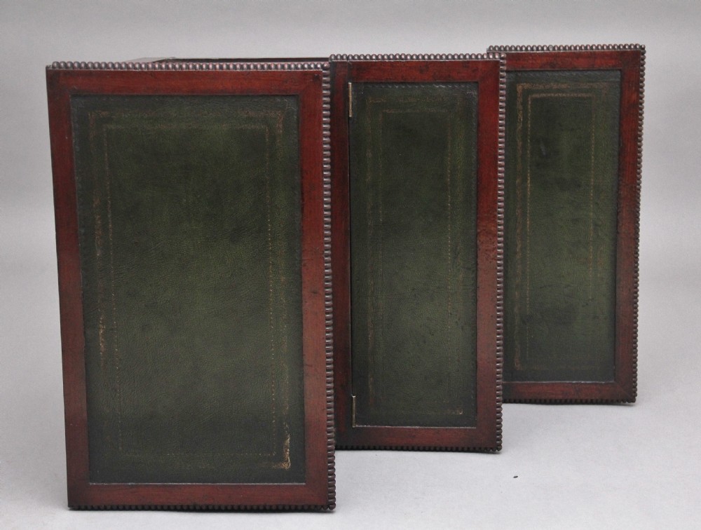 19th Century mahogany library steps View VI