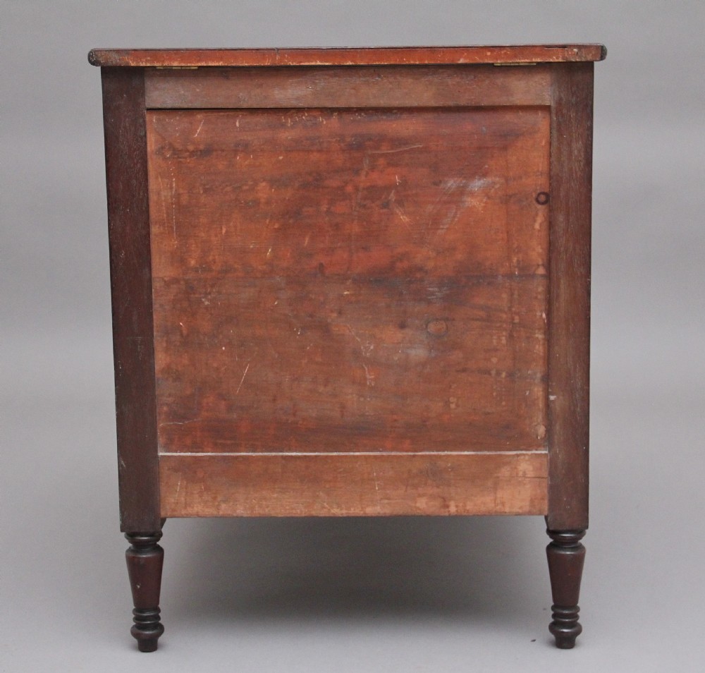 19th Century mahogany library steps View VIII