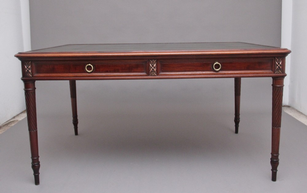 19th Century French mahogany partners desk