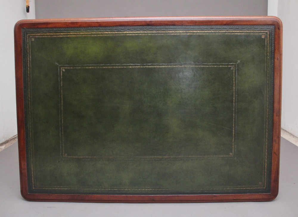 19th Century French mahogany partners desk View V