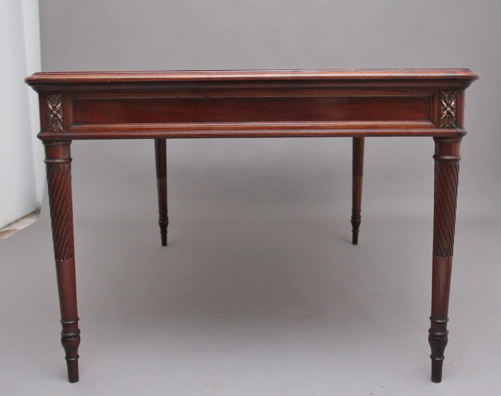 19th Century French mahogany partners desk View VII