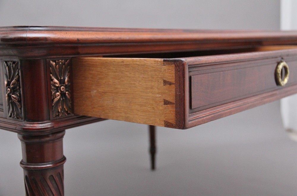 19th Century French mahogany partners desk View XII