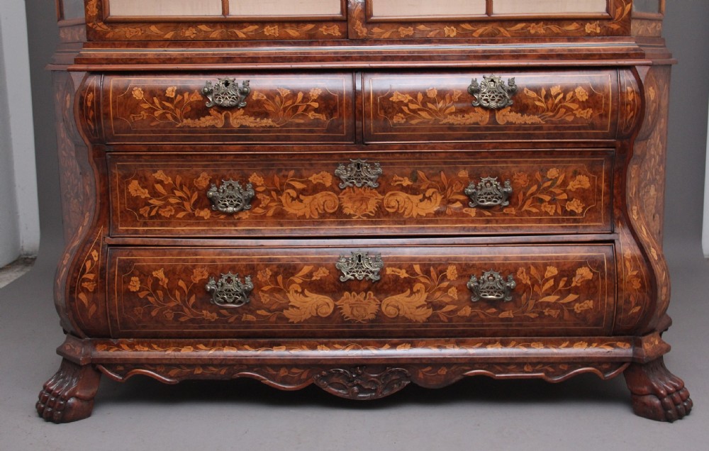 18th Century Dutch marquetry and walnut cabinet View IV