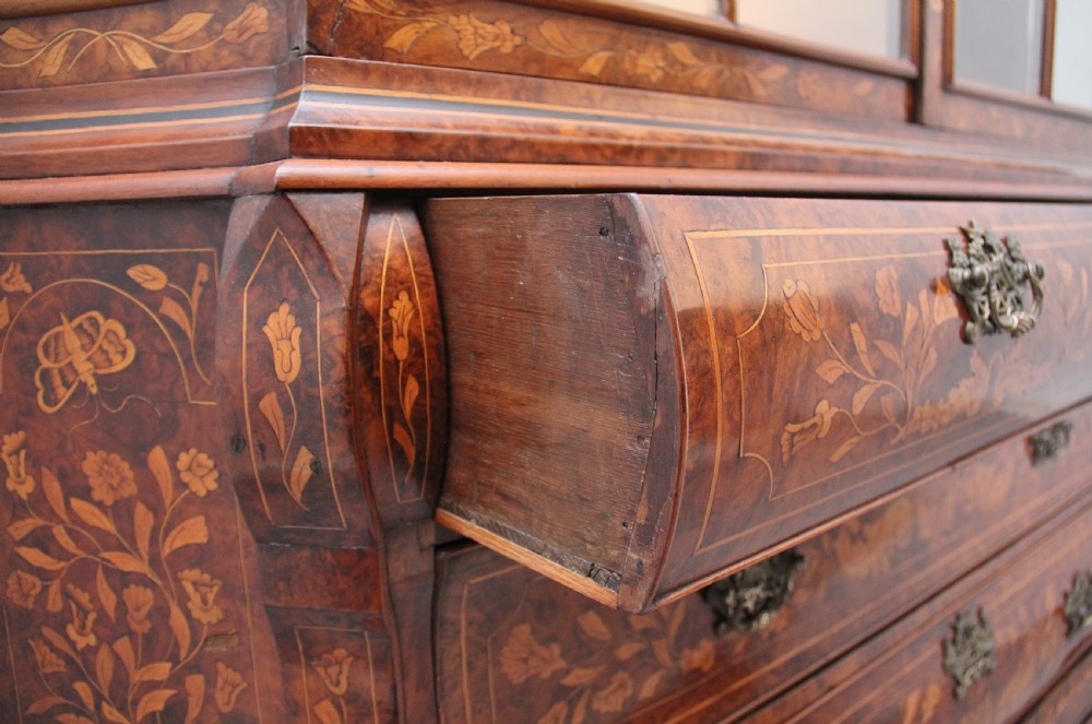 18th Century Dutch marquetry and walnut cabinet View VIII
