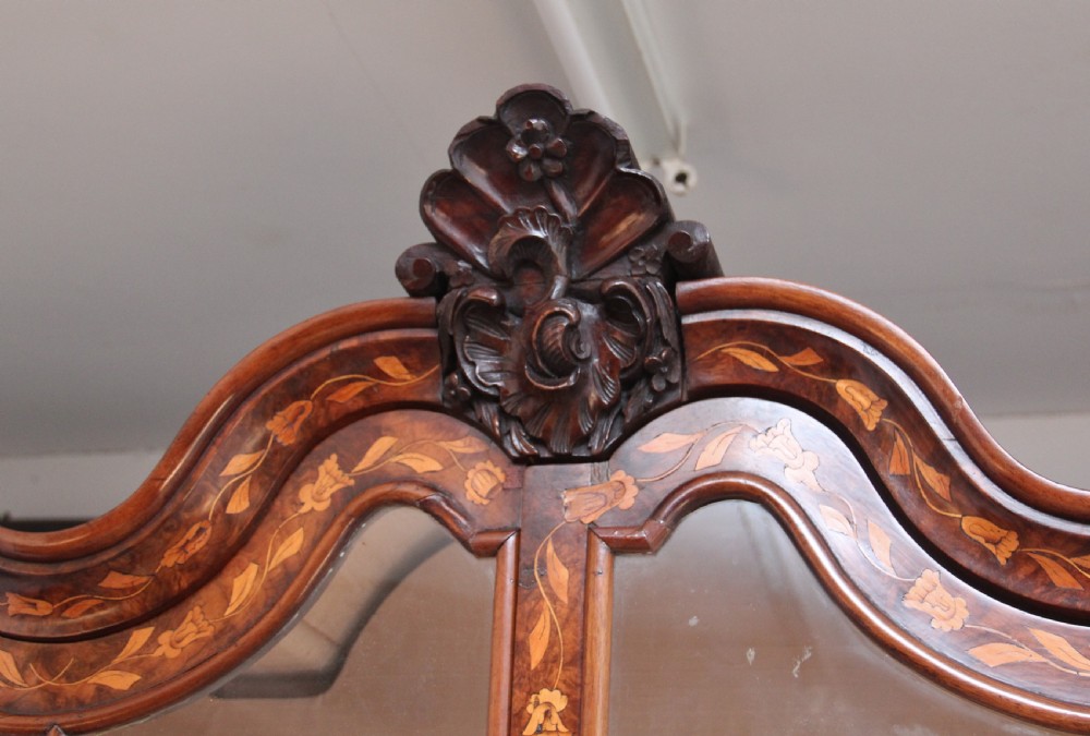 18th Century Dutch marquetry and walnut cabinet View XII