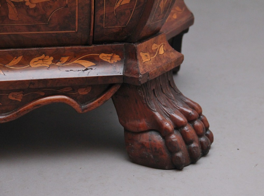 18th Century Dutch marquetry and walnut cabinet View XV