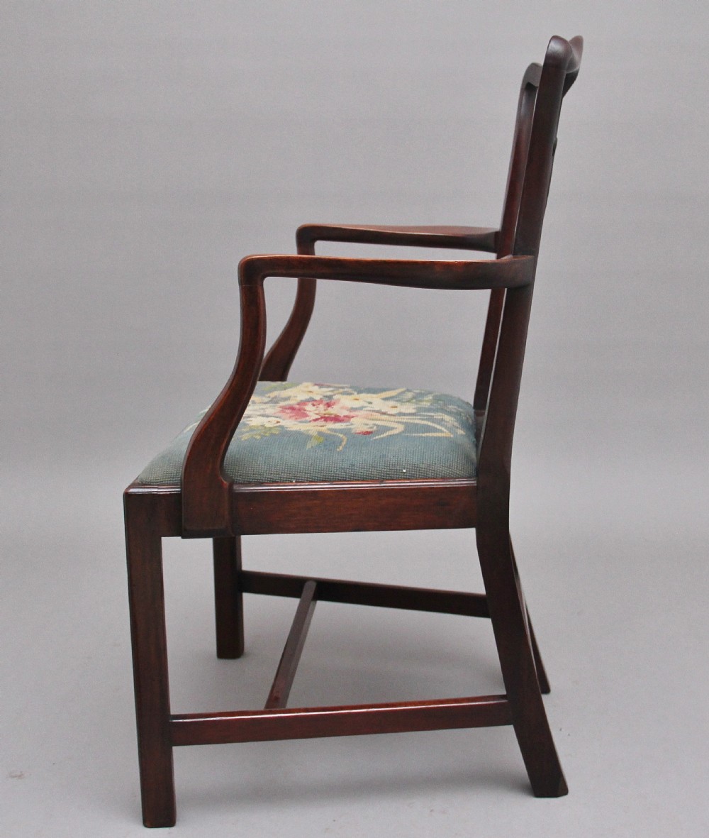 19th Century mahogany armchair in the Chippendale style View III
