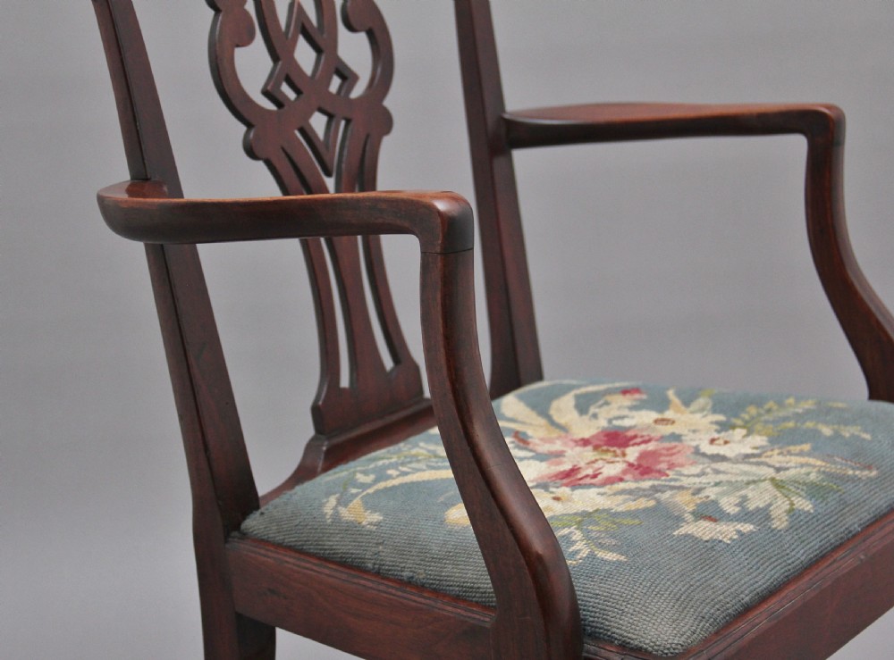 19th Century mahogany armchair in the Chippendale style View VII